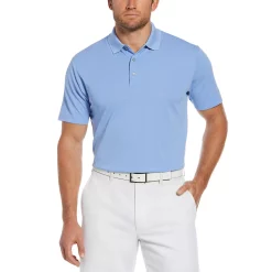 Big & Tall Grand Slam Off Course DriFlow Textured Golf Polo -Hot Sale Adult Shop 3264851 Blue Coastline