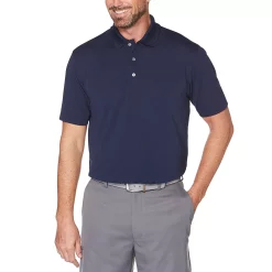 Big & Tall Grand Slam Off Course DriFlow Textured Golf Polo -Hot Sale Adult Shop 3264851 Peacoat
