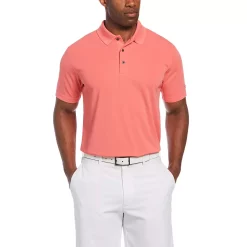 Big & Tall Grand Slam Off Course DriFlow Textured Golf Polo -Hot Sale Adult Shop 3264851 Sun Kissed Coral