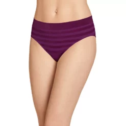 Women's Jockey® Matte & Shine Hipster Panty 1307 -Hot Sale Adult Shop 3277071 Deep Raspberry