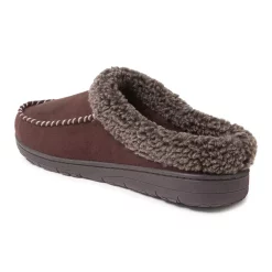 Men's Dearfoams Brendan Microfiber Suede Clog with Whipstitch Slipper -Hot Sale Adult Shop 3301860 ALT