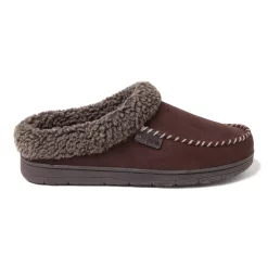 Men's Dearfoams Brendan Microfiber Suede Clog with Whipstitch Slipper -Hot Sale Adult Shop 3301860 ALT2