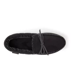 Men's Dearfoams Toby Microsuede Moccasin Slippers with Whipstitch -Hot Sale Adult Shop 3427492 ALT4