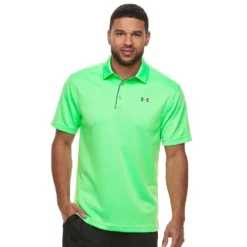 Men's Under Armour Tech Polo -Hot Sale Adult Shop 3449868 Arena Green Rhino
