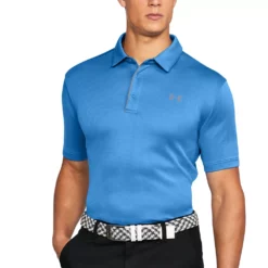 Men's Under Armour Tech Polo -Hot Sale Adult Shop 3449868 Mediterranean Rhino