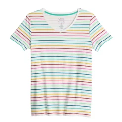 Women's Croft & Barrow® Essential V-Neck Tee -Hot Sale Adult Shop 3482291 ALT5