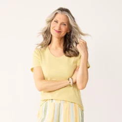 Women's Croft & Barrow® Essential V-Neck Tee