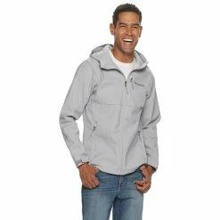 Men's Columbia Ascender Hooded Softshell Jacket 14 Men's Columbia Ascender Hooded Softshell Jacket -Hot Sale Adult Shop 3595932 Columbia Gray