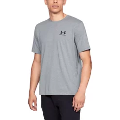 Big & Tall Under Armour Sportstyle Tee -Hot Sale Adult Shop 3610108 Steel Light Heather