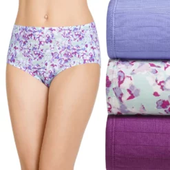 Women's Jockey® 3-pk. Supersoft Breathe Brief Panties Set 2373 -Hot Sale Adult Shop 3672555 Floral Dream Asst