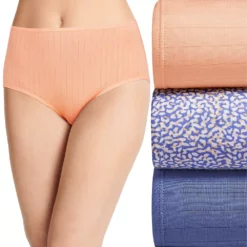 Women's Jockey® 3-pk. Supersoft Breathe Brief Panties Set 2373 -Hot Sale Adult Shop 3672555 Rise Flower Asst