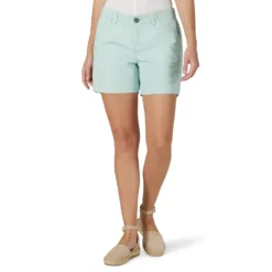 Women's Lee® Chino Shorts -Hot Sale Adult Shop 3679278 Sea Green