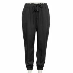 Juniors' Plus Size SO® High Rise Paperbag Jogger Pants