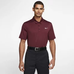 Men's Nike Polo -Hot Sale Adult Shop 3820449 Team Maroon White
