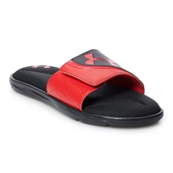 Under Armour Ignite VI Men's Slide Sandals -Hot Sale Adult Shop 3880968 Black Red