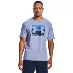 Big & Tall Under Armour Boxed Sportstyle Tee -Hot Sale Adult Shop 3885204 Washed Blue