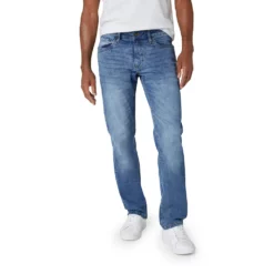 Men's IZOD Straight-Fit Comfort Stretch Jeans -Hot Sale Adult Shop 3900984 Azure