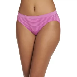 Women's Jockey® Smooth & Shine Seamless Bikini Panty 2186 -Hot Sale Adult Shop 3908743 Dahlia Stripe