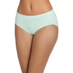 Women's Jockey® Smooth & Shine Seamless Hi Cut Panty 2188 -Hot Sale Adult Shop 3908760 Green Icicle