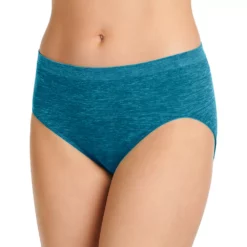 Women's Jockey® Smooth & Shine Seamless Hi Cut Panty 2188 -Hot Sale Adult Shop 3908760 Real Teal