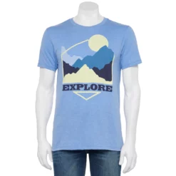 Men's Sonoma Goods For Life® Supersoft Graphic Tee -Hot Sale Adult Shop 3946927 Blue Explorer
