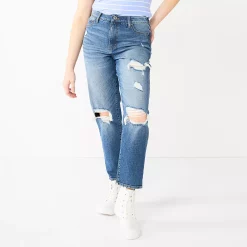 Juniors' SO® High-Rise Curvy Mom Jeans