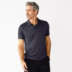 Men's Tek Gear® DryTek Polo -Hot Sale Adult Shop 3996367 Ash Black
