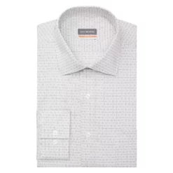 Men's Van Heusen Regular-Fit Stain Shield Spread-Collar Dress Shirt -Hot Sale Adult Shop 4227846 Platinum