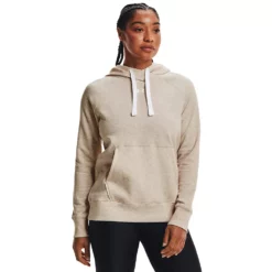Women's Under Armour Rival Fleece Hoodie -Hot Sale Adult Shop 4246168 Oatmeal Heather