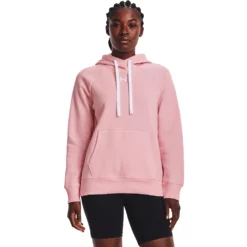 Women's Under Armour Rival Fleece Hoodie -Hot Sale Adult Shop 4246168 Prime Pink