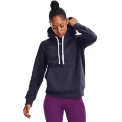 Women's Under Armour Rival Fleece Hoodie -Hot Sale Adult Shop 4246168 Tempered Steel