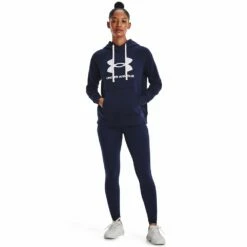 Women's Under Armour Rival Fleece Logo Hoodie -Hot Sale Adult Shop 4246170 ALT2