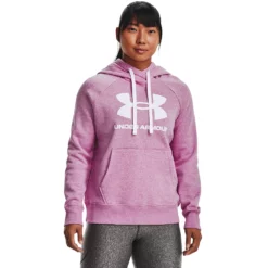 Women's Under Armour Rival Fleece Logo Hoodie -Hot Sale Adult Shop 4246170 Jellyfish Medium