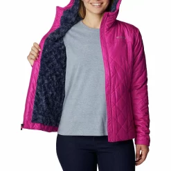 Women's Columbia Copper Crest Hooded Quilted Jacket -Hot Sale Adult Shop 4256615 ALT3