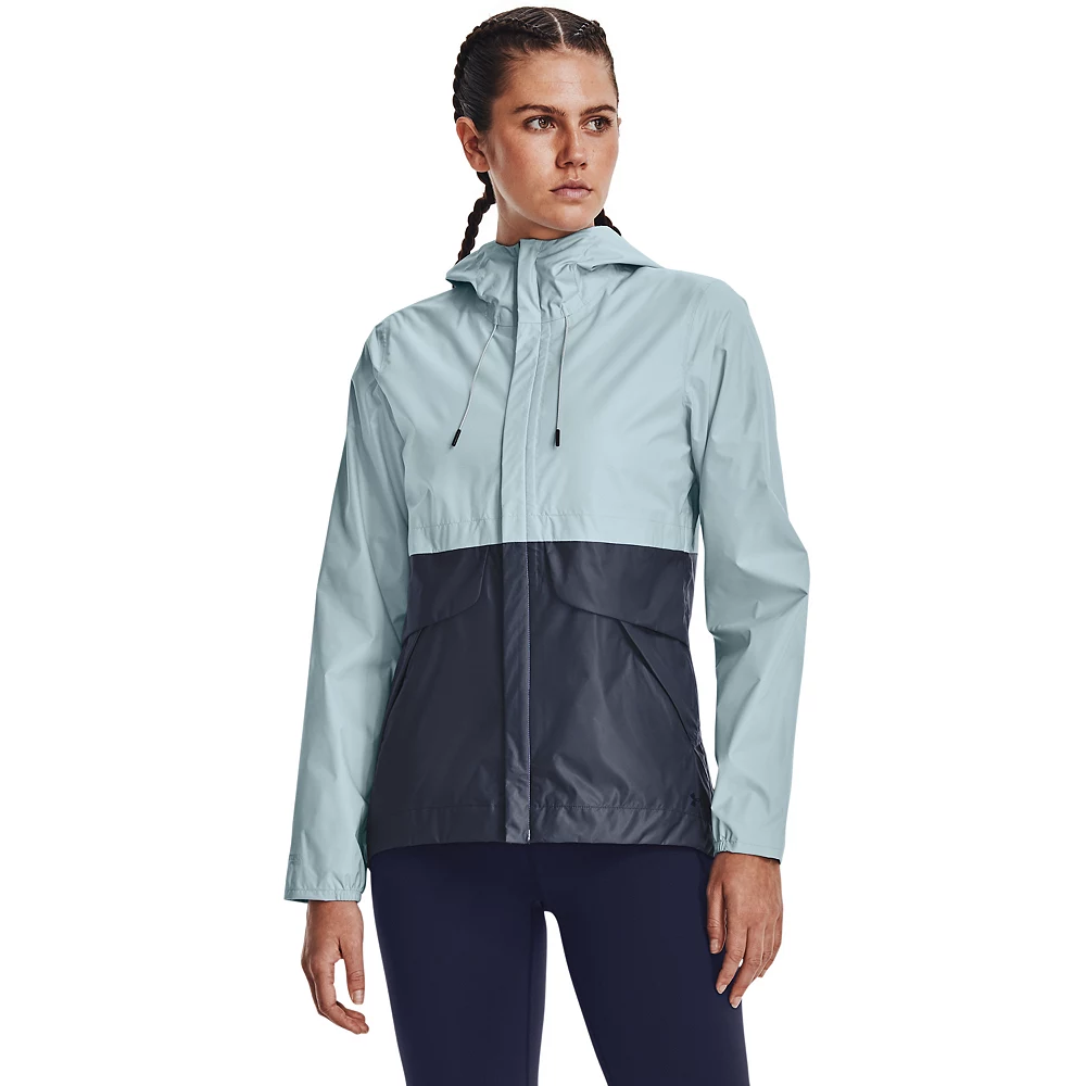 Women's Under Armour Forefront Hooded Rain Jacket 1 Women's Under Armour Forefront Hooded Rain Jacket