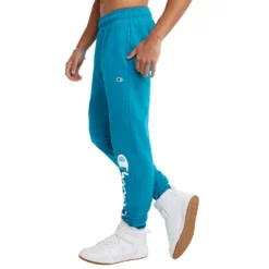 Men's Champion® Powerblend Graphic Fleece Joggers -Hot Sale Adult Shop 4266361 ALT2