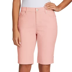 Petite Gloria Vanderbilt Bermuda Jean Shorts -Hot Sale Adult Shop 4273956 Coral Esseence