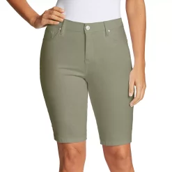 Petite Gloria Vanderbilt Bermuda Jean Shorts