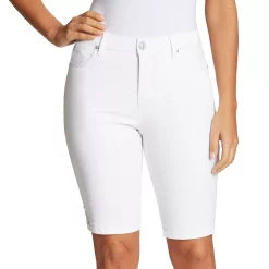 Petite Gloria Vanderbilt Bermuda Jean Shorts -Hot Sale Adult Shop 4273956 Vintage White