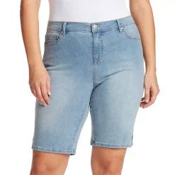 Plus Size Gloria Vanderbilt Midrise Bermuda Shorts -Hot Sale Adult Shop 4275306 Mendocino