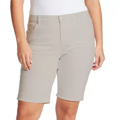 Plus Size Gloria Vanderbilt Midrise Bermuda Shorts -Hot Sale Adult Shop 4275306 Stonewood