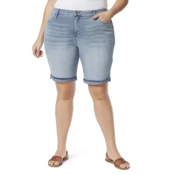 Plus Size Gloria Vanderbilt Midrise Bermuda Shorts -Hot Sale Adult Shop 4275306 Zermatt Whiskers
