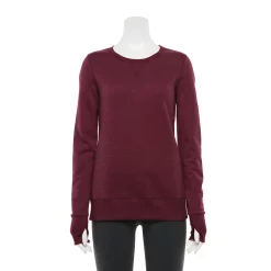 Women's Tek Gear® Ultrasoft Fleece Crewneck Sweatshirt -Hot Sale Adult Shop 4302798 Chilled Wine