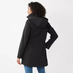 Women's Nine West Fleece-Lined Soft-Shell Jacket -Hot Sale Adult Shop 4321308 ALT