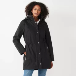 Women's Nine West Fleece-Lined Soft-Shell Jacket