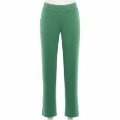 Women's Croft & Barrow® Easy Knit Straight-Leg Pants -Hot Sale Adult Shop 4517063 Sage