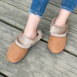 Women's isotoner Mallory Hoodback Slippers Made with Recycled Microsuede 20 Women's isotoner Mallory Hoodback Slippers Made with Recycled Microsuede -Hot Sale Adult Shop 4526414 ALT9