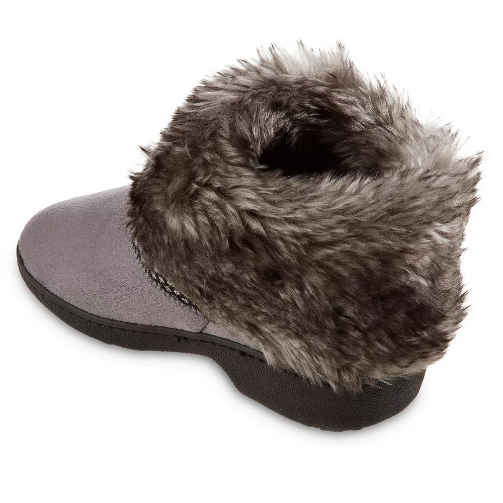 Women's isotoner Recycled Microsuede Mallory Boot Slipper 5 Women's isotoner Recycled Microsuede Mallory Boot Slipper - Image 5