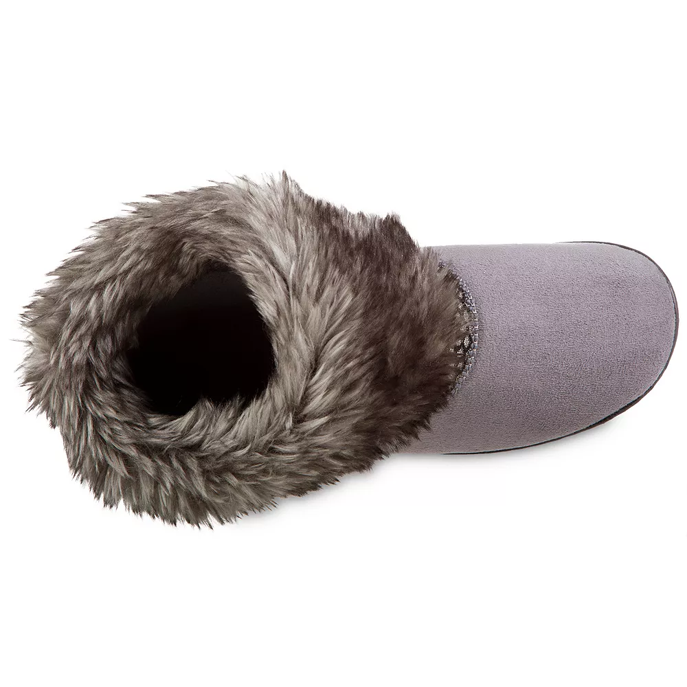 Women's isotoner Recycled Microsuede Mallory Boot Slipper 7 Women's isotoner Recycled Microsuede Mallory Boot Slipper - Image 7