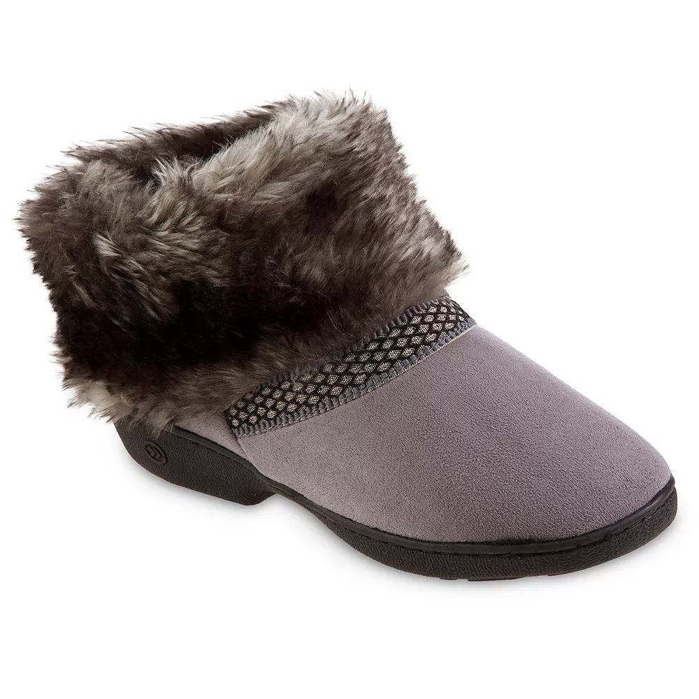 Women's isotoner Recycled Microsuede Mallory Boot Slipper 3 Women's isotoner Recycled Microsuede Mallory Boot Slipper - Image 3